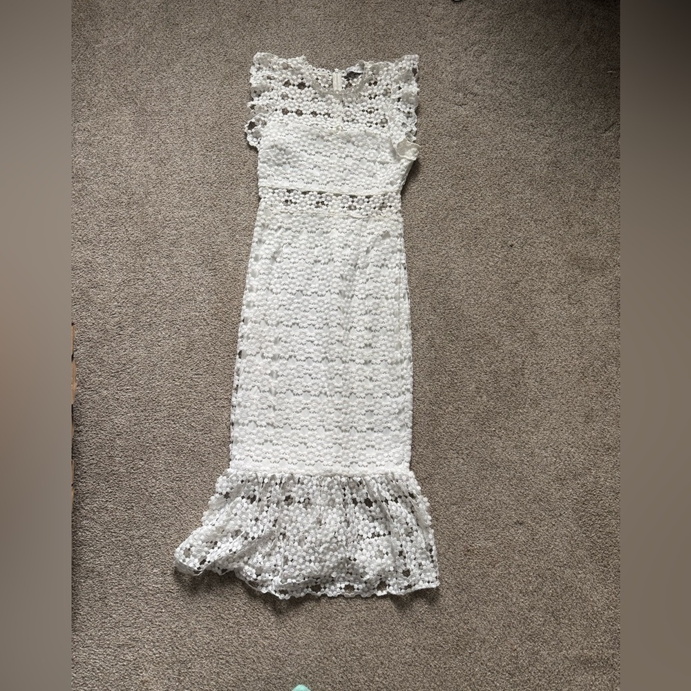 Petal & Pup Floral Lace Maxi Dress